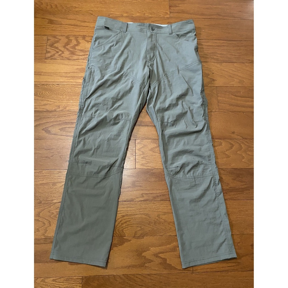 KUHL Born In The Mountains Pants Gray / Green Outdoor Hiking 36x32 RN 108846